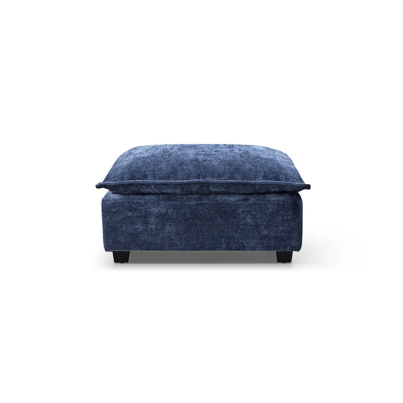 Canapé sectionnel modulaire, tissu lin, en L/U, 4 à 5 places