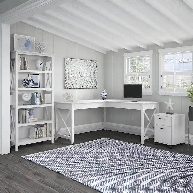 Ensemble de bureau en L, 3 pièces, 1 personne