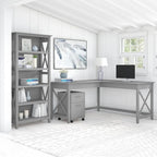 Ensemble de bureau en L, 3 pièces, 1 personne
