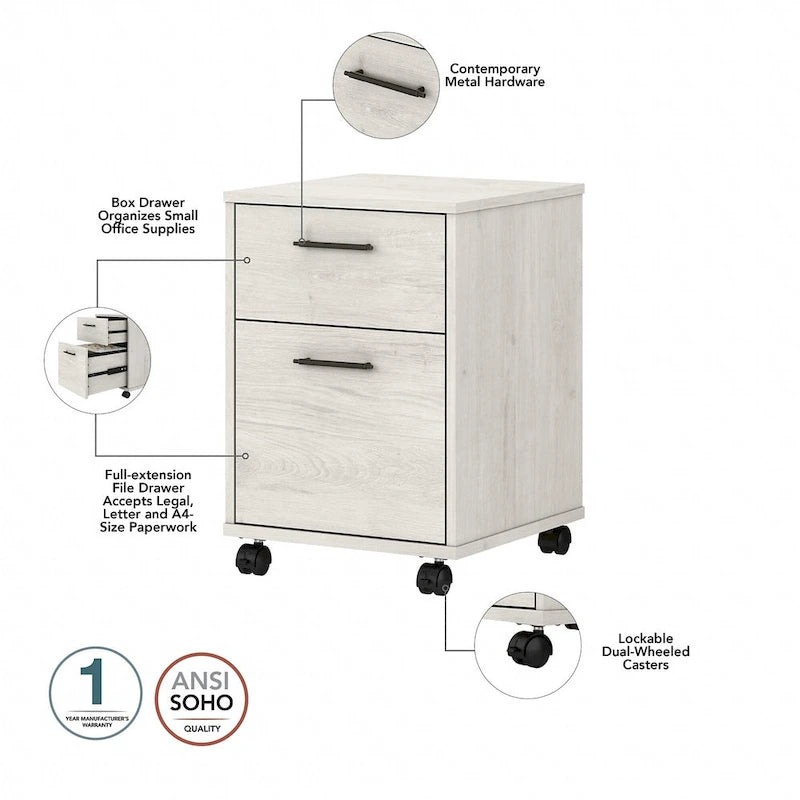 Ensemble de bureau en L, 3 pièces, 1 personne