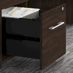 Classeur à 3 tiroirs, argent / gris / taupe / marron, bureau à domicile