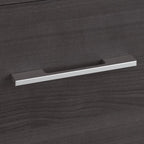Classeur à 3 tiroirs, argent / gris / taupe / marron, bureau à domicile