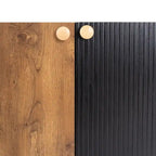 Meuble TV en bois pour téléviseurs jusqu'à 70", style scandinave, montage 1 personne