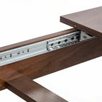 Table à manger extensible, aspect bois, 2 à 6 places