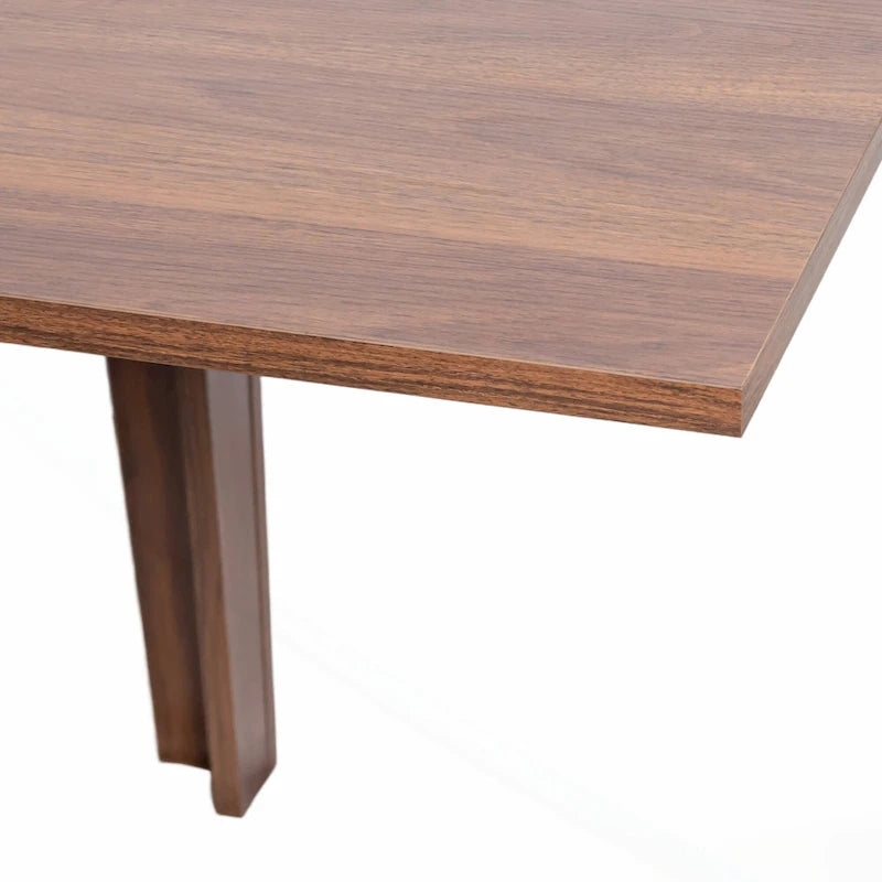 Table à manger extensible, aspect bois, 2 à 6 places