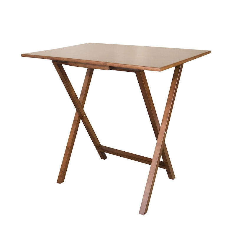 Bureau pliant en bambou Caramel / Blanc / Noir / Espresso – Une personne