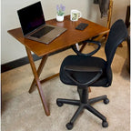 Bureau pliant en bambou Caramel / Blanc / Noir / Espresso – Une personne