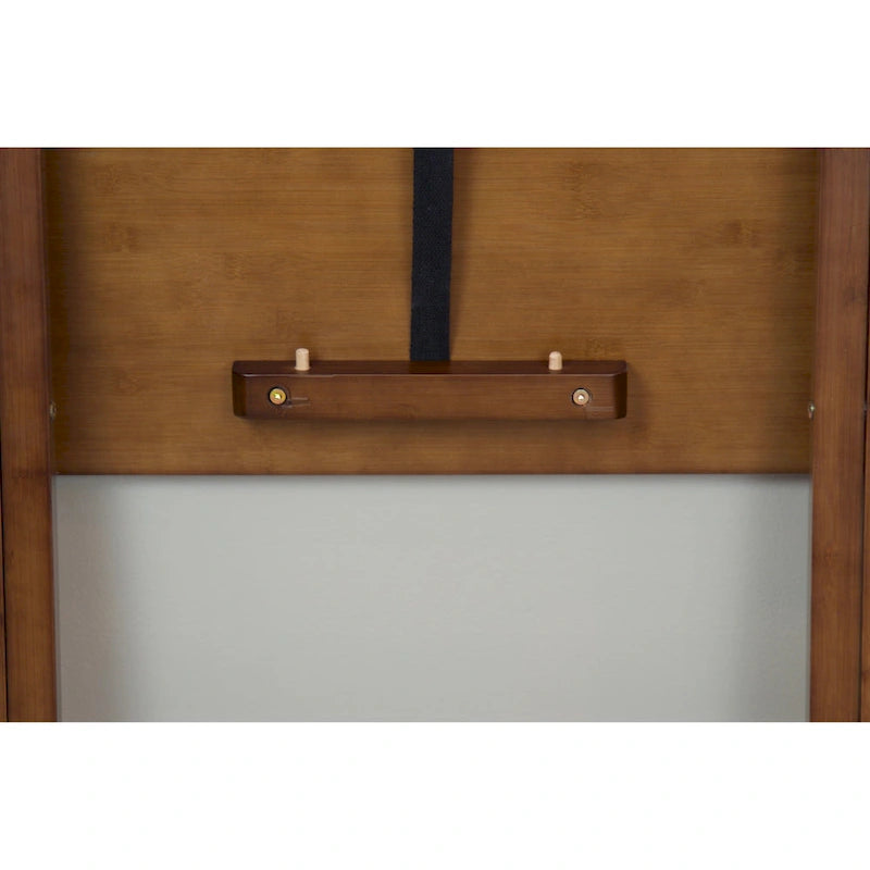 Bureau pliant en bambou Caramel / Blanc / Noir / Espresso – Une personne