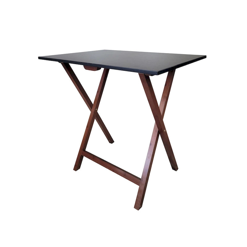 Bureau pliant en bambou Caramel / Blanc / Noir / Espresso – Une personne