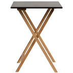 Bureau pliant en bambou Caramel / Blanc / Noir / Espresso – Une personne