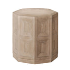 Table d'appoint rectangulaire brun fauve avec roulettes, 1 pièce