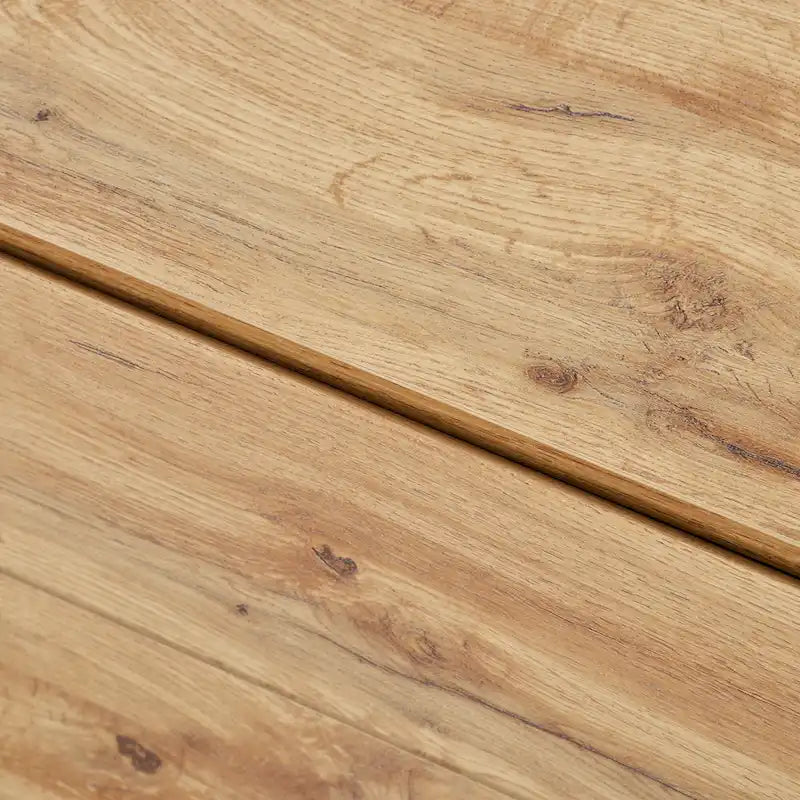 Meuble TV moderne de 76 po avec portes abattantes, blanc/bois naturel, convient aux téléviseurs jusqu'à 80 po
