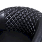 Fauteuil Club, Clous Décoratifs, Pieds en Bois Massif, 1 Place | Noir / Blanc / Bleu Marine / Café / Orange / Marron / Rouge
