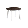 Kona Grey and White Drop Leaf Table