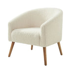 Fauteuil Boucle Barrel, une place – Sauge / Noir / Ivoire / Gris / Bleu