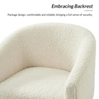 Fauteuil Boucle Barrel, une place – Sauge / Noir / Ivoire / Gris / Bleu