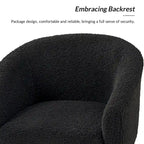 Fauteuil Boucle Barrel, une place – Sauge / Noir / Ivoire / Gris / Bleu