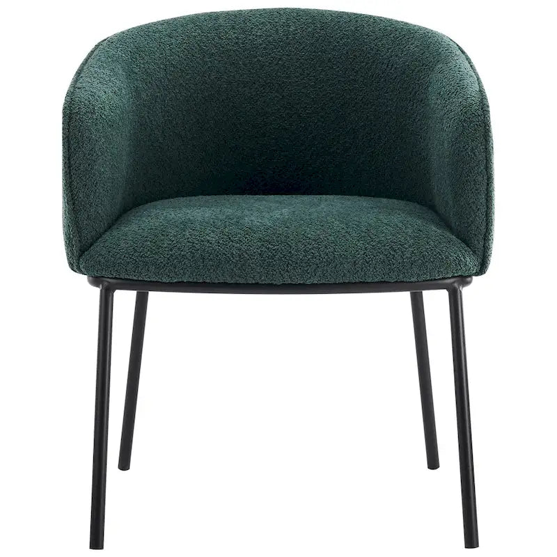 Fauteuil à accoudoirs Boucle Barrel – Gris / Blanc / Gris clair / Jaune / Vert / Orange, une place