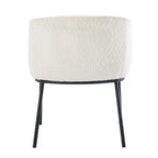 Fauteuil à accoudoirs Boucle Barrel – Gris / Blanc / Gris clair / Jaune / Vert / Orange, une place
