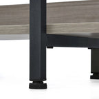Étagère ouverte à 5 niveaux, style industriel, plusieurs coloris, MDF et acier