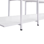 Étagère ouverte à 5 niveaux, style industriel, plusieurs coloris, MDF et acier