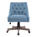 Chaise de bureau réglable, tissu lin, assise individuelle – Gris / Bleu / Gris anthracite / Marron / Beige