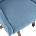 Chaise de bureau réglable, tissu lin, assise individuelle – Gris / Bleu / Gris anthracite / Marron / Beige