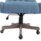 Chaise de bureau réglable, tissu lin, assise individuelle – Gris / Bleu / Gris anthracite / Marron / Beige