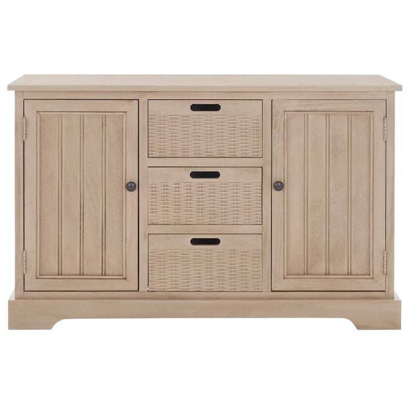 Console 2 tiroirs et 3 paniers – Style Ferme