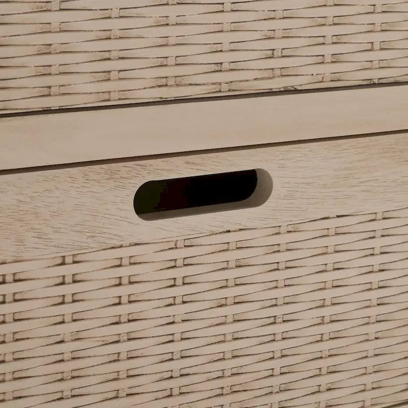Console 2 tiroirs et 3 paniers – Style Ferme
