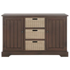 Console 2 tiroirs et 3 paniers – Style Ferme