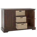 Console 2 tiroirs et 3 paniers – Style Ferme