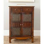 SAFAVIEH Rosanna Dark Brown Storage Chest - 21.3 x 13.8 x 29 - 21Wx14Dx29H