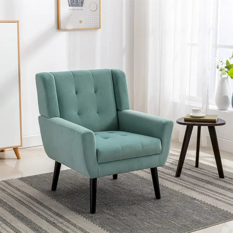 Fauteuil d'appoint en velours, fauteuil, siège individuel, vert / violet / orange / sarcelle / jaune / noir / rose