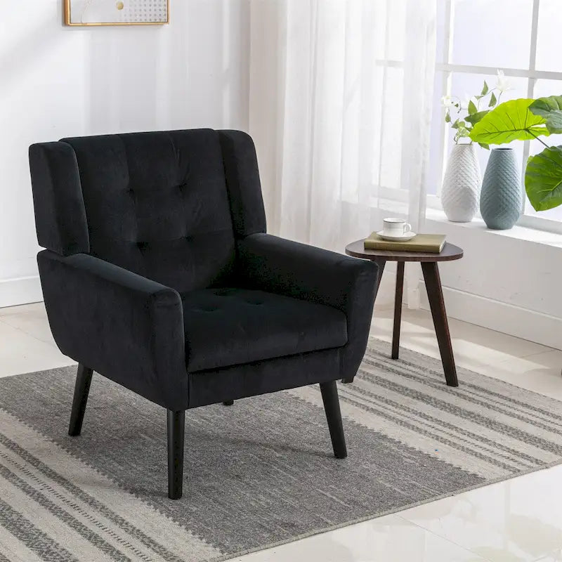 Fauteuil d'appoint en velours, fauteuil, siège individuel, vert / violet / orange / sarcelle / jaune / noir / rose