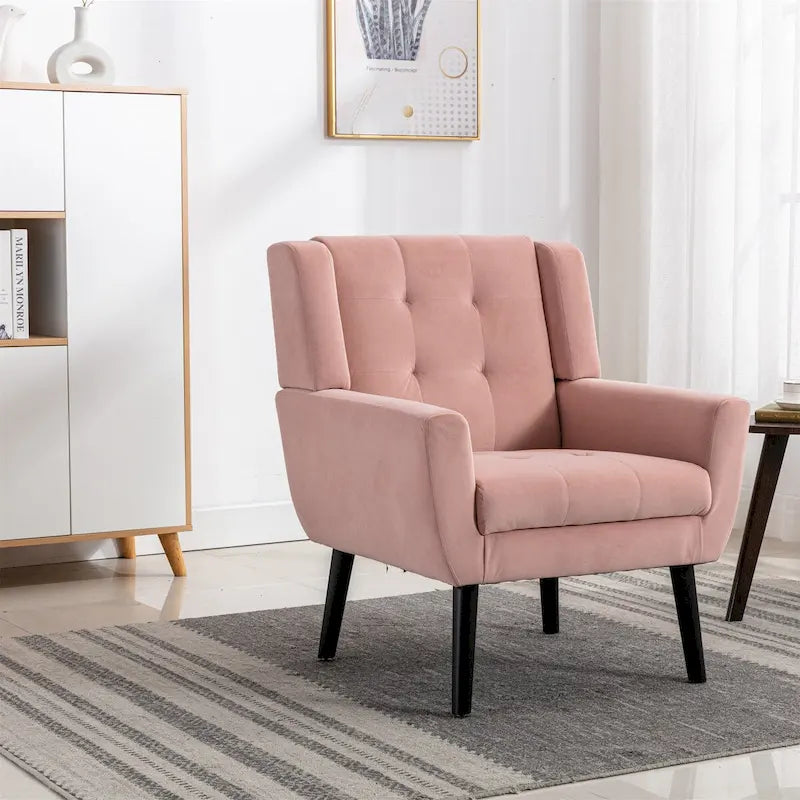 Fauteuil d'appoint en velours, fauteuil, siège individuel, vert / violet / orange / sarcelle / jaune / noir / rose