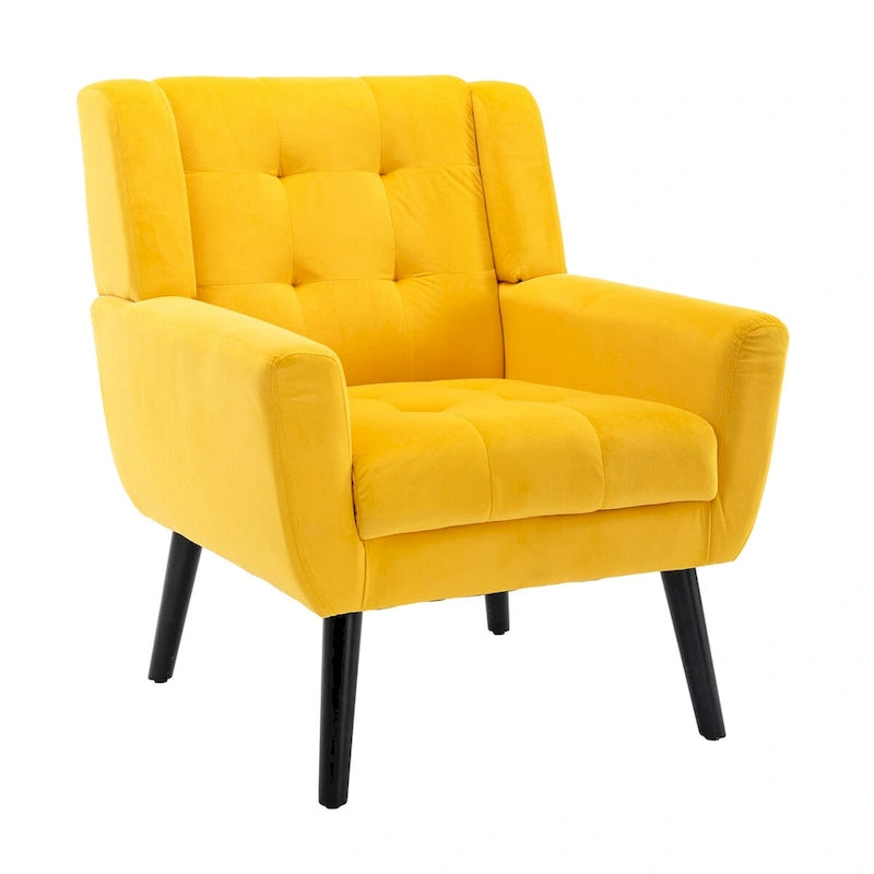 Fauteuil d'appoint en velours, fauteuil, siège individuel, vert / violet / orange / sarcelle / jaune / noir / rose