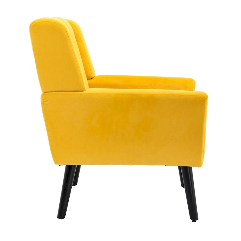 Fauteuil d'appoint en velours, fauteuil, siège individuel, vert / violet / orange / sarcelle / jaune / noir / rose