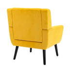 Fauteuil d'appoint en velours, fauteuil, siège individuel, vert / violet / orange / sarcelle / jaune / noir / rose