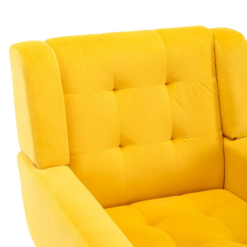 Fauteuil d'appoint en velours, fauteuil, siège individuel, vert / violet / orange / sarcelle / jaune / noir / rose