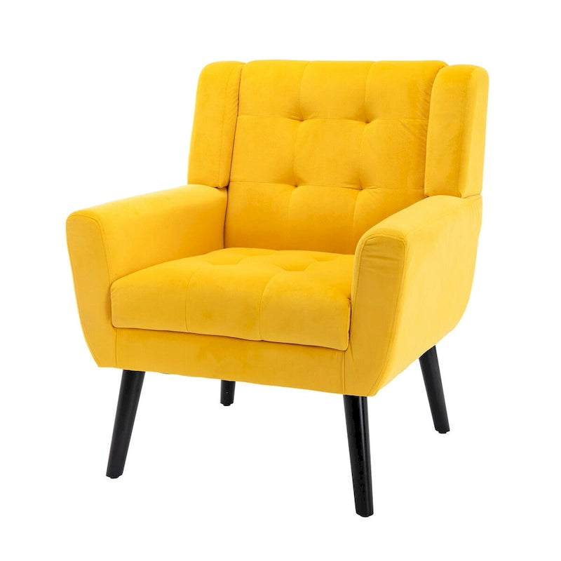 Fauteuil d'appoint en velours, fauteuil, siège individuel, vert / violet / orange / sarcelle / jaune / noir / rose