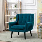 Fauteuil d'appoint en velours, fauteuil, siège individuel, vert / violet / orange / sarcelle / jaune / noir / rose