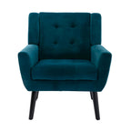 Fauteuil d'appoint en velours, fauteuil, siège individuel, vert / violet / orange / sarcelle / jaune / noir / rose