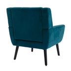 Fauteuil d'appoint en velours, fauteuil, siège individuel, vert / violet / orange / sarcelle / jaune / noir / rose