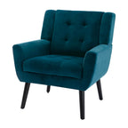 Fauteuil d'appoint en velours, fauteuil, siège individuel, vert / violet / orange / sarcelle / jaune / noir / rose