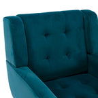 Fauteuil d'appoint en velours, fauteuil, siège individuel, vert / violet / orange / sarcelle / jaune / noir / rose