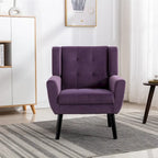 Fauteuil d'appoint en velours, fauteuil, siège individuel, vert / violet / orange / sarcelle / jaune / noir / rose