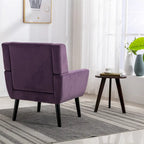 Fauteuil d'appoint en velours, fauteuil, siège individuel, vert / violet / orange / sarcelle / jaune / noir / rose