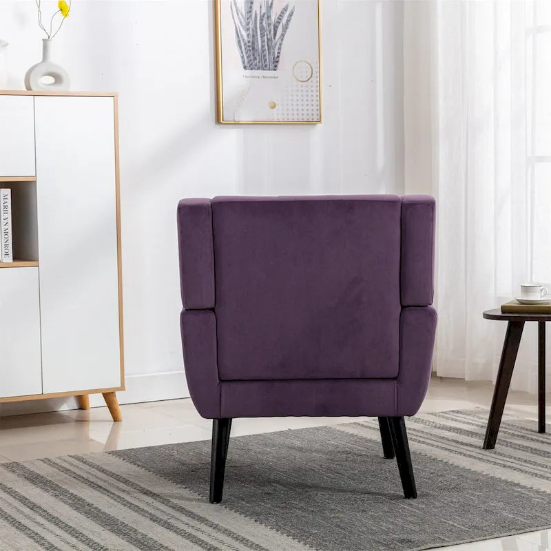 Fauteuil d'appoint en velours, fauteuil, siège individuel, vert / violet / orange / sarcelle / jaune / noir / rose