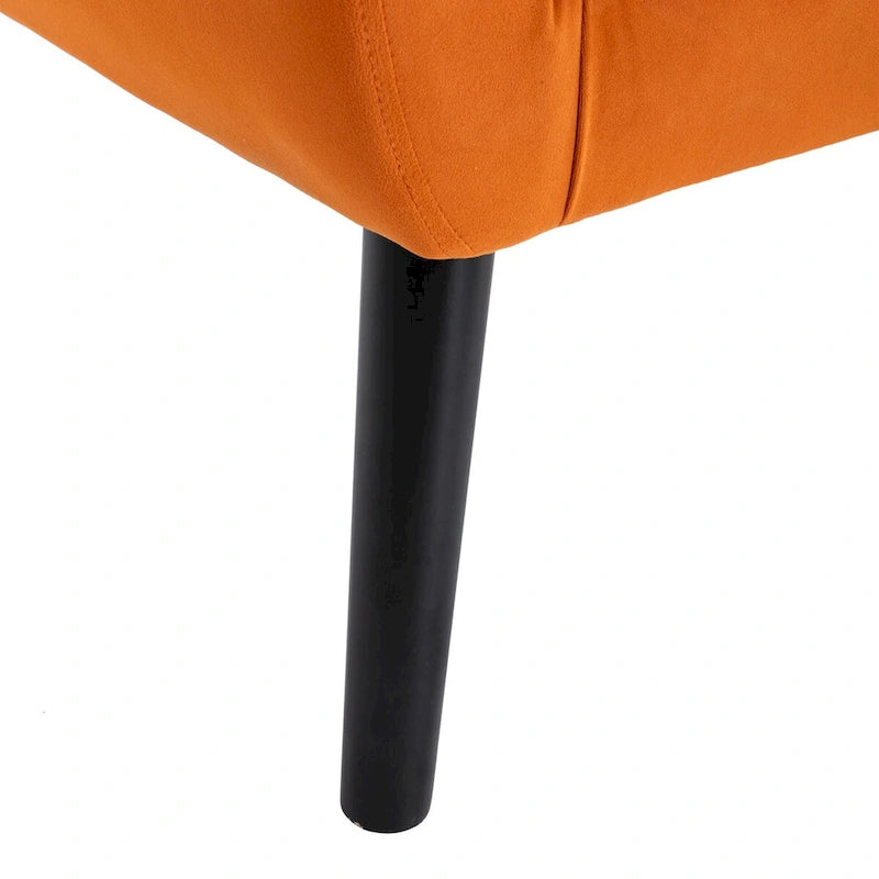 Fauteuil d'appoint en velours, fauteuil, siège individuel, vert / violet / orange / sarcelle / jaune / noir / rose